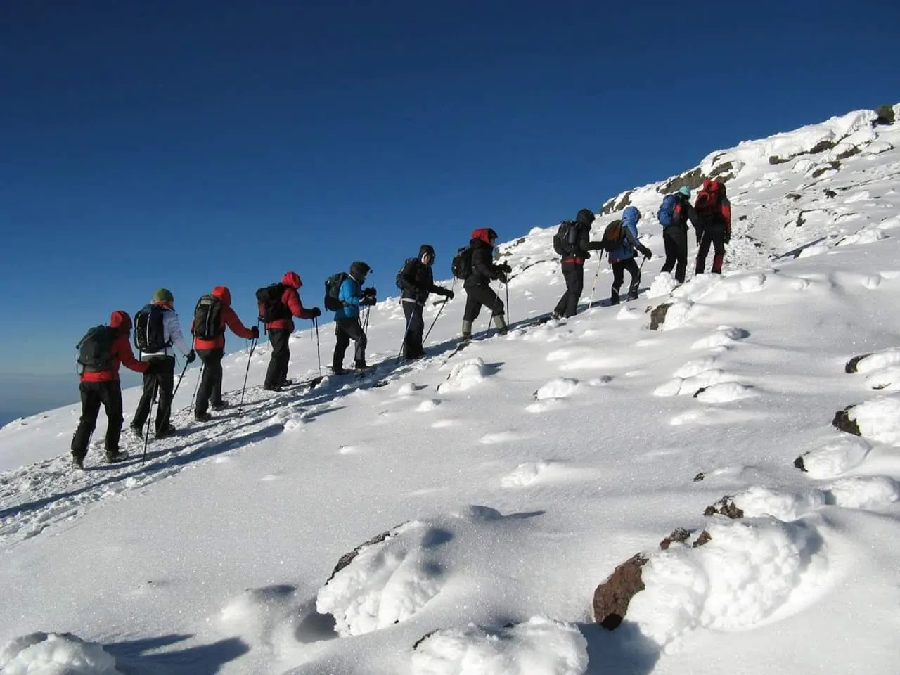 Kilimanjaro Umbwe Routes - Climbers