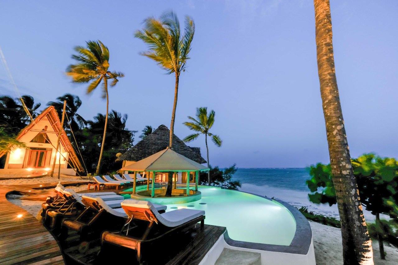 Luxury beachfront resort and cozy villas for holiday accommodation in Zanzibar, Tanzania.